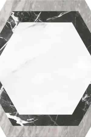 Affaire À Saisir Carrelage sol hexagonal Caprice neige 28.5x33 cm