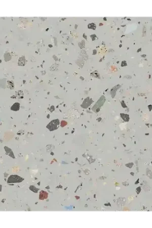 Vente Directe Carrelage sol et mur effet Terrazzo poli Gemme gris 60x120 cm