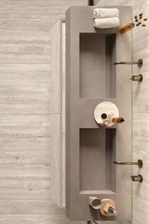 Carrelage effet travertin beige Elysian EY07 Travertino Light Mirage Satisfait Ou Remboursé