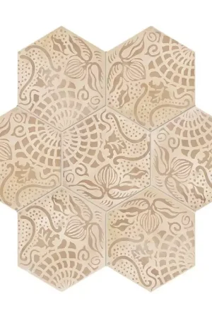 Nouvelle Collection Carreau Marca Corona Terra 25x21.6 Floreale vers. C