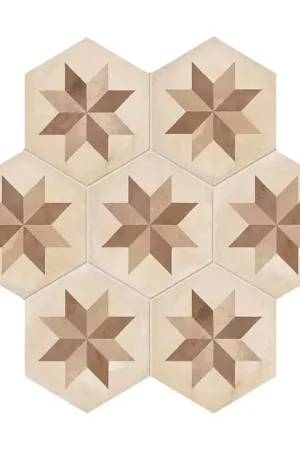 Bon Marché Carreau Marca Corona Terra 25x21.6 Stella vers. C
