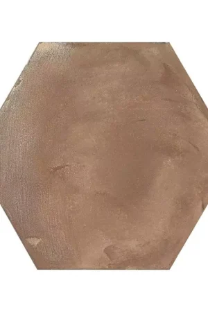 Carreau Marca Corona Terra 25x21.6 Rosso Esagono Prix Bas