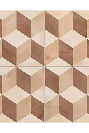 Carreau Marca Corona Terra 20x20 Cubo vers. C Authentique