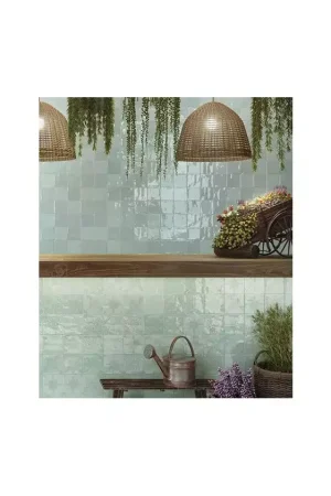 Nouvel Arrivage Faïence Décor Verte Effet Ciment Carmen Fado Pontes Acqua
