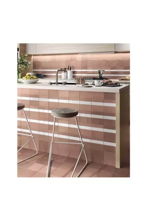 Carrelage Décor Rose Effet Métro Carmen Contemporary Nelly Ash Rose Retour Gratuit