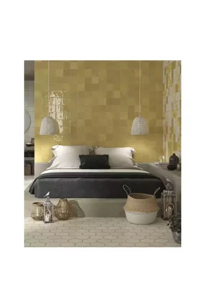 Must-Have Faïence Jaune Effet Zellige Carmen Souk Ocre