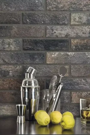 Expédié Aujourd'hui Carrelage effet brique Bristol dark Ceramica Rondine