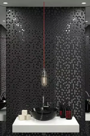 Mosaïque hexagonale en verre recyclé Dune Nouveauté