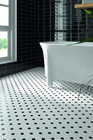 Mosaïque hexagonale grès cérame Dune Solde