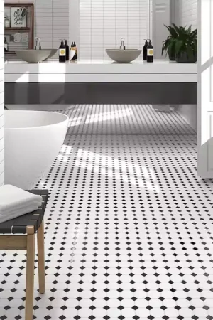 Prix Promo Mosaïque grès cérame style victorien Dune