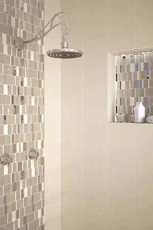 Affaire À Saisir Mosaïque beige en verre et pierre Dune