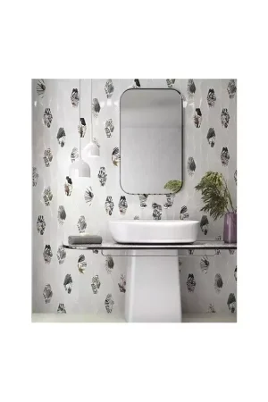 Faïence Décor Blanche Effet Zellige Carmen Harlequín Curazao White Mix Populaire