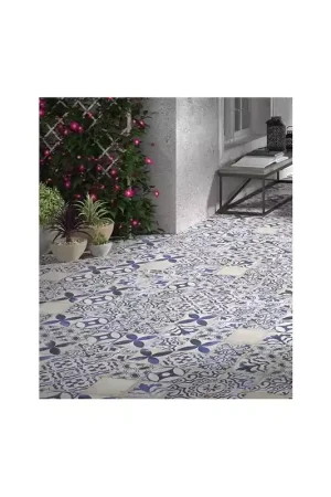 Prix Promo Carrelage Décor Blanc Effet Ciment Carmen Village Rancho Blue