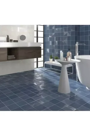 Carreau Carmen Delight 13.8x13.8 Drop Blue Satisfait Ou Remboursé
