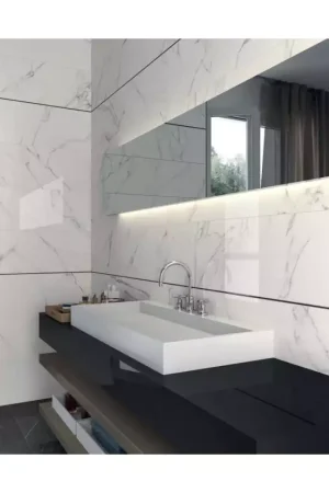 Carrelage imitation marbre Abk Sensi rectifié poli 60x60 Nouvel Arrivage