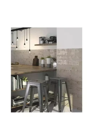 Faïence Grise Effet Métal Carmen Grunge Grey Certifié
