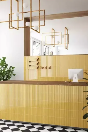 Bon Plan Carrelage mural Costa Nova Yellow Brillant Equipe