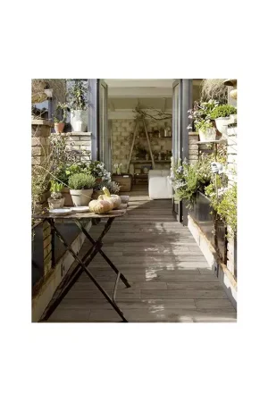 Carrelage extérieur imitation bois Ragno Woodmania Ash 20x120 antidérapant Remise