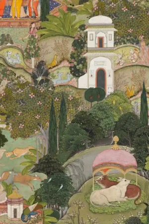 Paiement Sécurisé Papier peint panoramique Gardens Of Jaipur