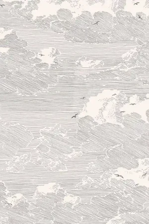 Papier peint Feathery Clouds - Geonature Haute Qualité