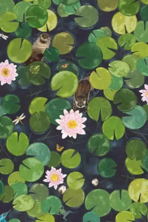 Papier peint panoramique Lily Pads Must-Have