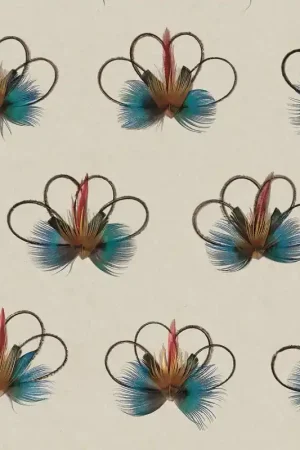 Retour Gratuit Papier peint panoramique Plumes Doré