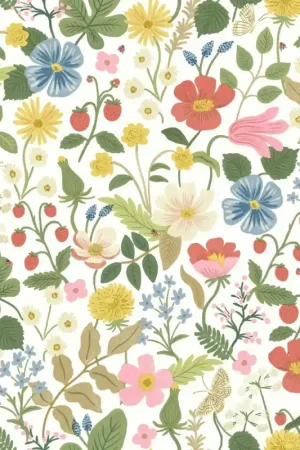 Bon Marché Papier peint Strawberry Fields