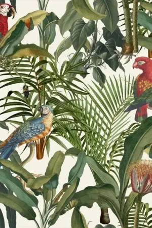 Prix Bas Papier peint panoramique Parrots Of Brasil