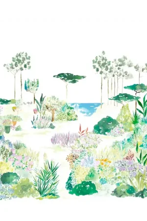 Papier peint panoramique Jardin de France Meilleur Choix