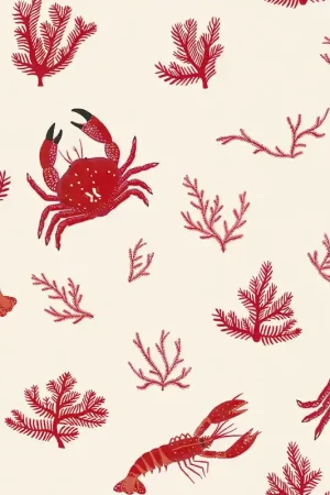 Prix Promo Papier peint Crustaceos