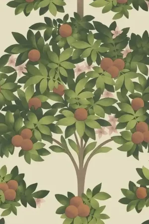 Livraison Express Papier peint Orange Blossom