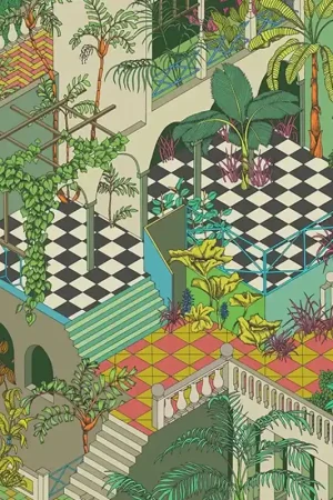 Papier peint Miami Solde