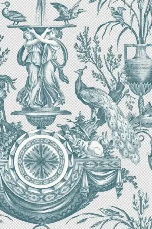 Acheter Direct Papier peint Avian Fountain Toile
