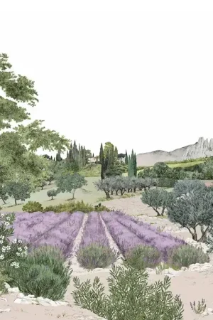 Papier peint panoramique Provence Couleur Prix Bas