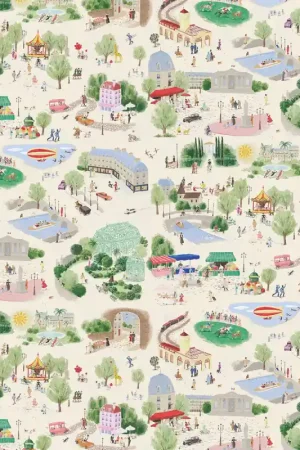 Papier peint panoramique Un Jeudi à Paris Satisfait Ou Remboursé