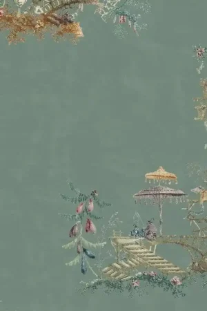 Papier peint panoramique Chinoiserie Seulement Aujourd'hui