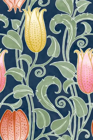 Dernier Modèle Papier peint Tulibe Canterbury