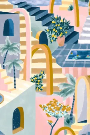 Papier peint City of Dreams Marque
