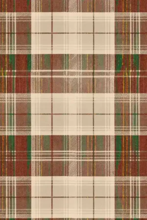 Bon Marché Papier peint Countryside Plaid