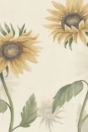 Papier peint panoramique Sunflowers Offre Limitée