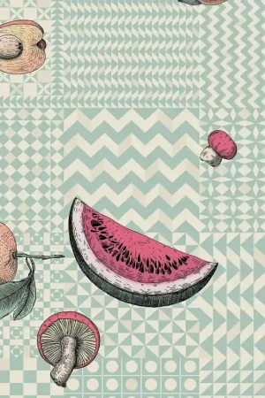Papier peint Fruta e Geometrico Fornasetti Offre Limitée