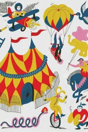 Papier peint panoramique Magic Circus Prix Cassé