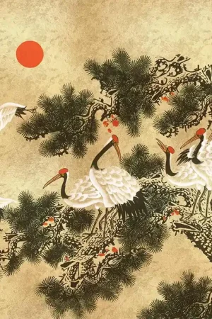 Papier peint panoramique Ukiyo Metallics Seulement Aujourd'hui