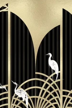 Papier peint panoramique Tassel Metallics Produit De Marque
