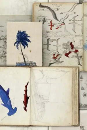 Authentique Papier peint panoramique Seaman‘s Journal
