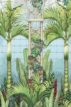 Papier peint panoramique Palm House Satisfait Ou Remboursé