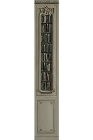 Solde Papier peint panoramique Boiserie Haussmannienne Bronze Biblioth