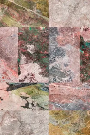 Satisfait Ou Remboursé Papier peint panoramique Mixed Marble