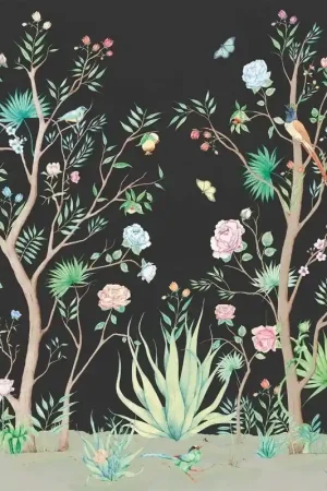 Papier peint panoramique Peonies Nouvel Arrivage