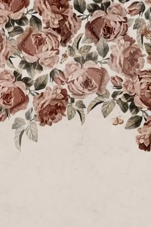 Offre Spéciale Papier peint panoramique Rose Plenty